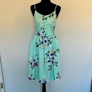 Floral Spaghetti Strap Dress with Pockets